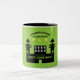 Out Of Jail Prison Release Gift Two-Tone Coffee Mug