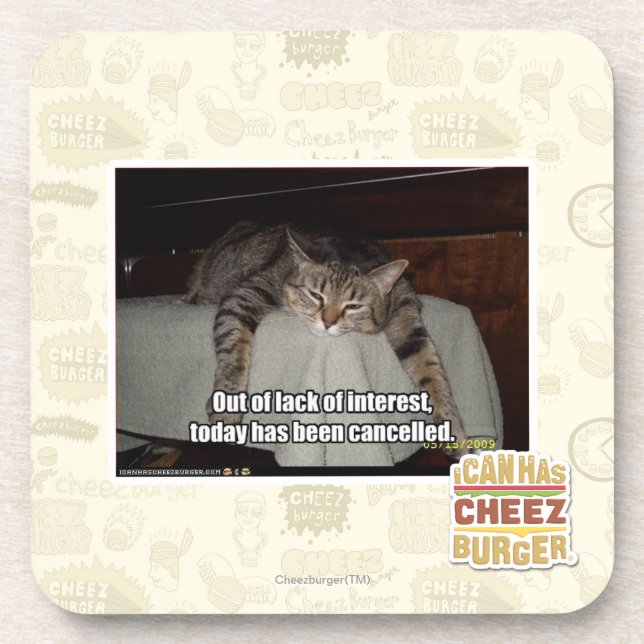 Out of lack of interest coaster (Front)