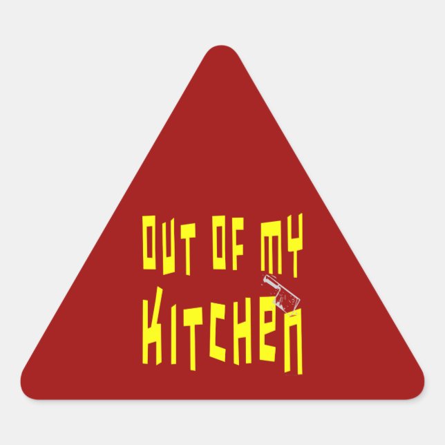 Out of My Kitchen Spicy Saying Stickers (Front)