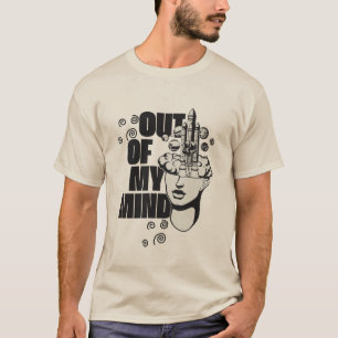 Out of My Mind – Surreal Space Exploration Art Tee