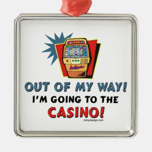 Out of My Way Casino Metal Tree Decoration