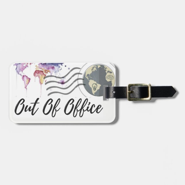 Out of Office Luggage Tag (Front Horizontal)
