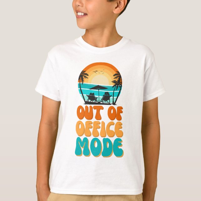 Out of Office Mode T-Shirt (Front)
