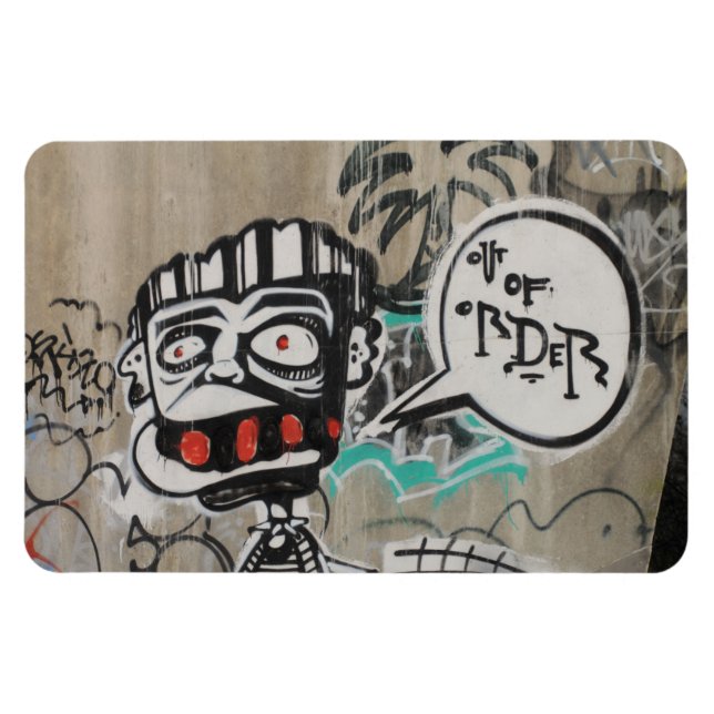 Out Of Order Graffiti Magnet (Horizontal)