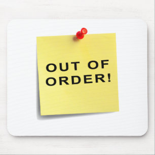 Out Of Order! Mouse Mat