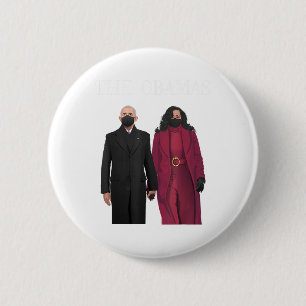 Out Of Season Feminism Michelle And Barack Obama 6 Cm Round Badge