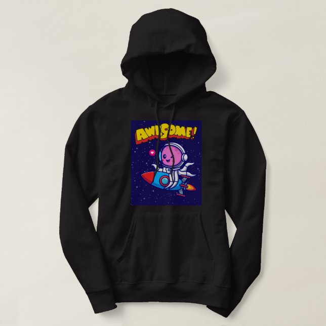 OUT OF SPACE QUOTE  HOODIE (Design Front)
