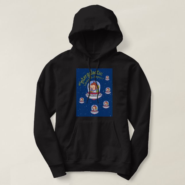 OUT OF SPACE QUOTE  HOODIE (Design Front)
