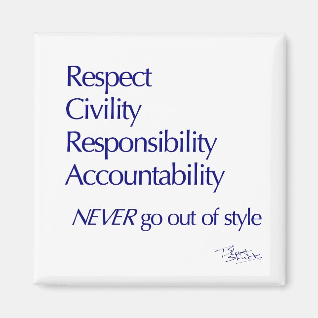 Out of style magnet (Front)