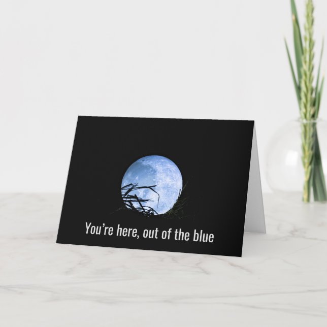 Out Of The Blue - Card (Front)