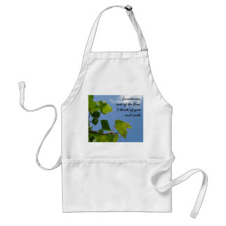 Out of the blue standard apron