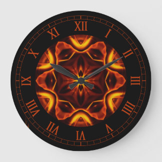 Out Of The Crucible ~ Art From The Flames ~  Large Clock