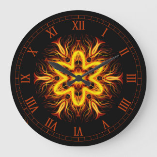 Out Of The Crucible ~ Art From The Flames ~  Large Clock