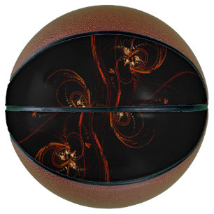 Out of the Dark Abstract Art Basketball