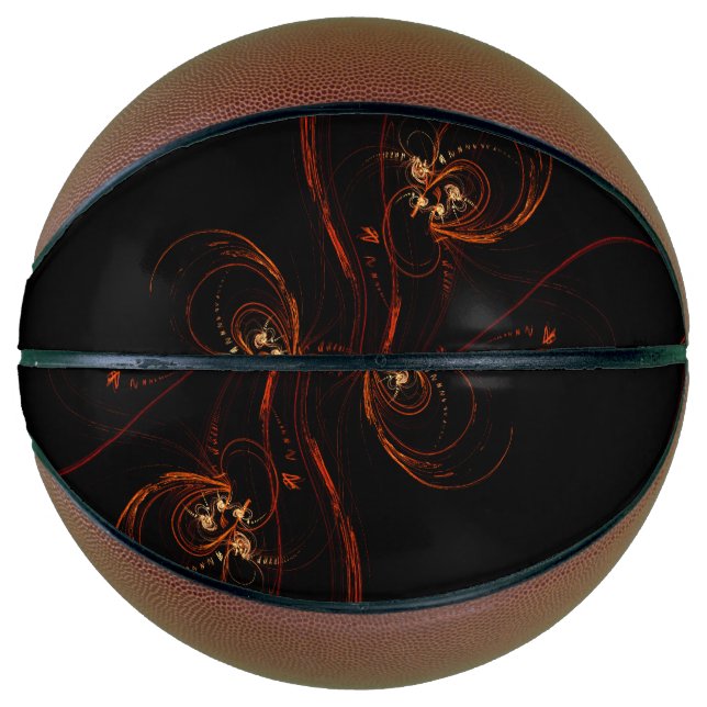 Out of the Dark Abstract Art Basketball (Front)