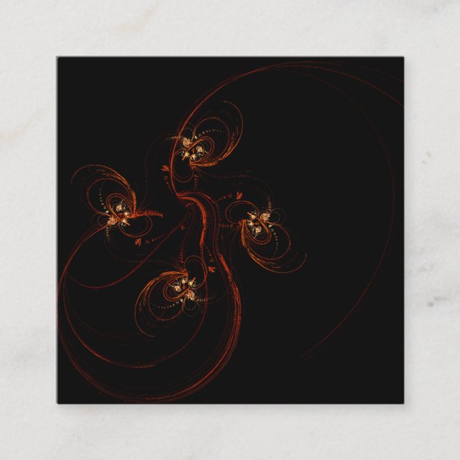 Out of the Dark Abstract Art Enclosure Card (Front)