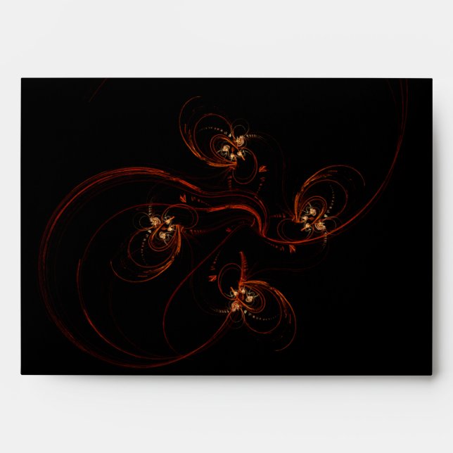 Out of the Dark Abstract Art Envelope (Front)