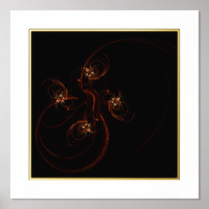 Out of the Dark Abstract Art Foil Prints