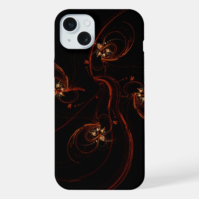 Out of the Dark Abstract Art iPhone Case (Back)