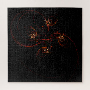Out of the Dark Abstract Art Jigsaw Puzzle