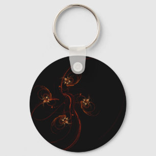 Out of the Dark Abstract Art Keychain