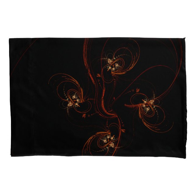 Out of the Dark Abstract Art Pillowcase (Front)