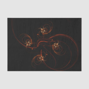 Out of the Dark Abstract Art Tissue Paper