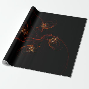 Out of the Dark Abstract Art Wrapping Paper
