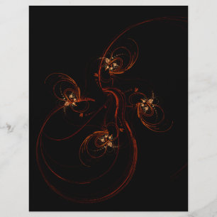 Out of the Dark Modern Minimalistic Abstract Art Flyer