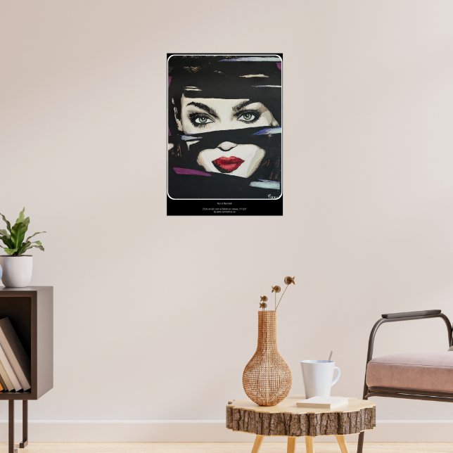 'Out of the Dark' Painting on a  Poster (Living Room 3)