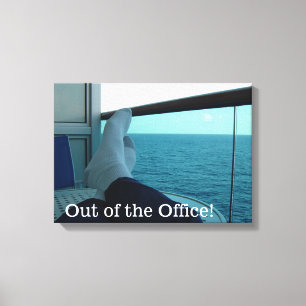 Out of the Office Canvas Print