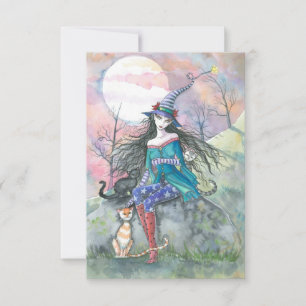 Out of the Ordinary Halloween Witch Card