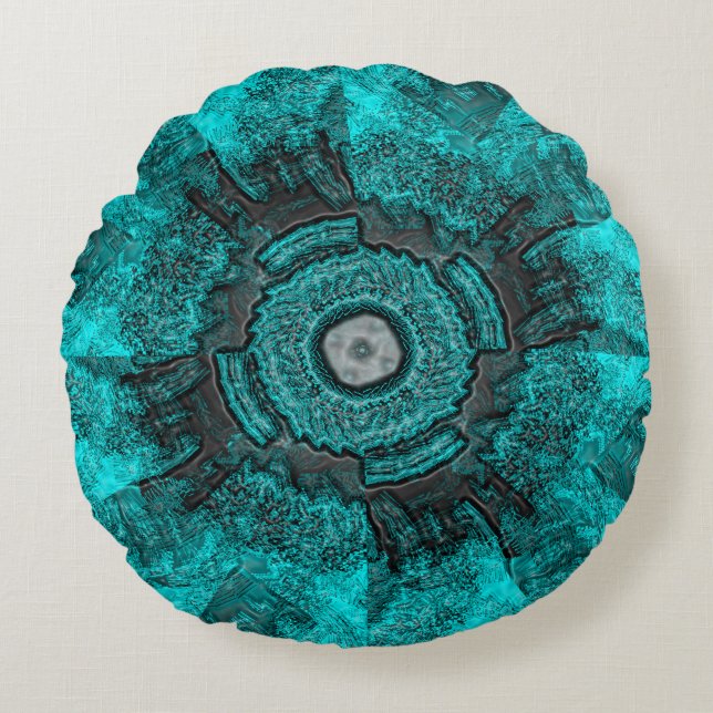 Out of the Sea..... Round Cushion (Front)