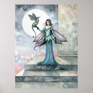 Out of the Shadows Fairy Dragon Poster