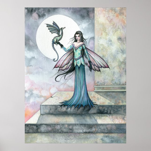 Out of the Shadows Fairy Dragon Poster (Front)