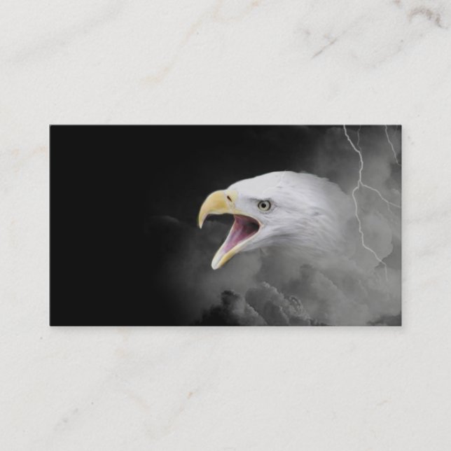 Out of the storm business card (Front)