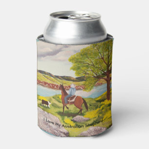 Out of the West Painting custom Can Cooler