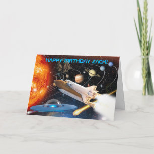 Out of This World Astronaut Birthday Card
