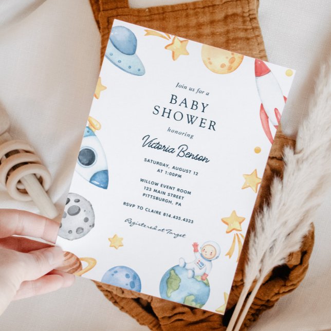 Out of this World Baby Shower invitation (Creator Uploaded)