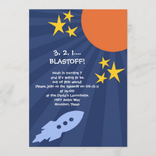 Out of this World Birthday Invitation