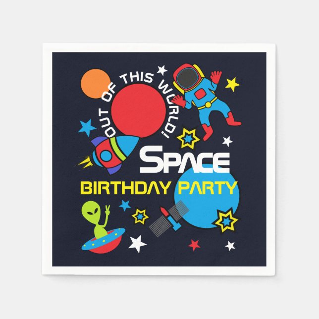 Out of this World!, Birthday Napkin (Front)
