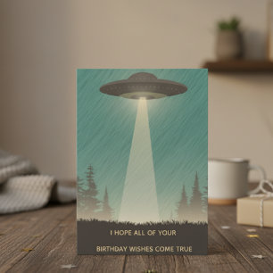 Out of This World Birthday Wishes Greeting Invitation