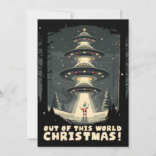 Out of This World Christmas! Holiday Card (Front)
