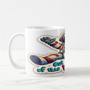 Out of This World - Cosmic Motivational Quote Coffee Mug