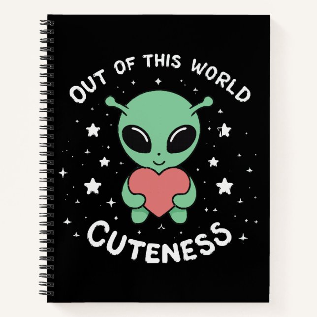 Out of This World Cuteness Notebook (Front)