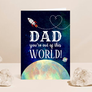 Out Of This World Father's Day Card