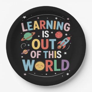 Out of This World Funny Trending Meme Quote Paper Plate
