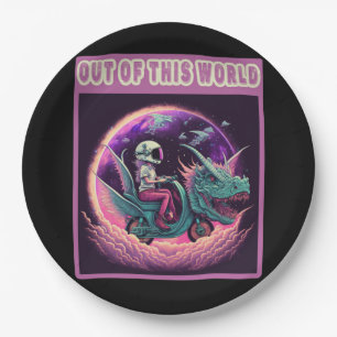 Out of This World Funny Trending Quote Paper Plate