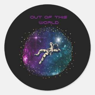 Out of This World GeneZ Quote Classic Round Sticker