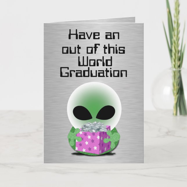 Out of this World graduation Card (Front)